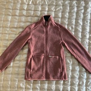 Figs On-Shift Sweater Knit Jacket Mauve-size S
